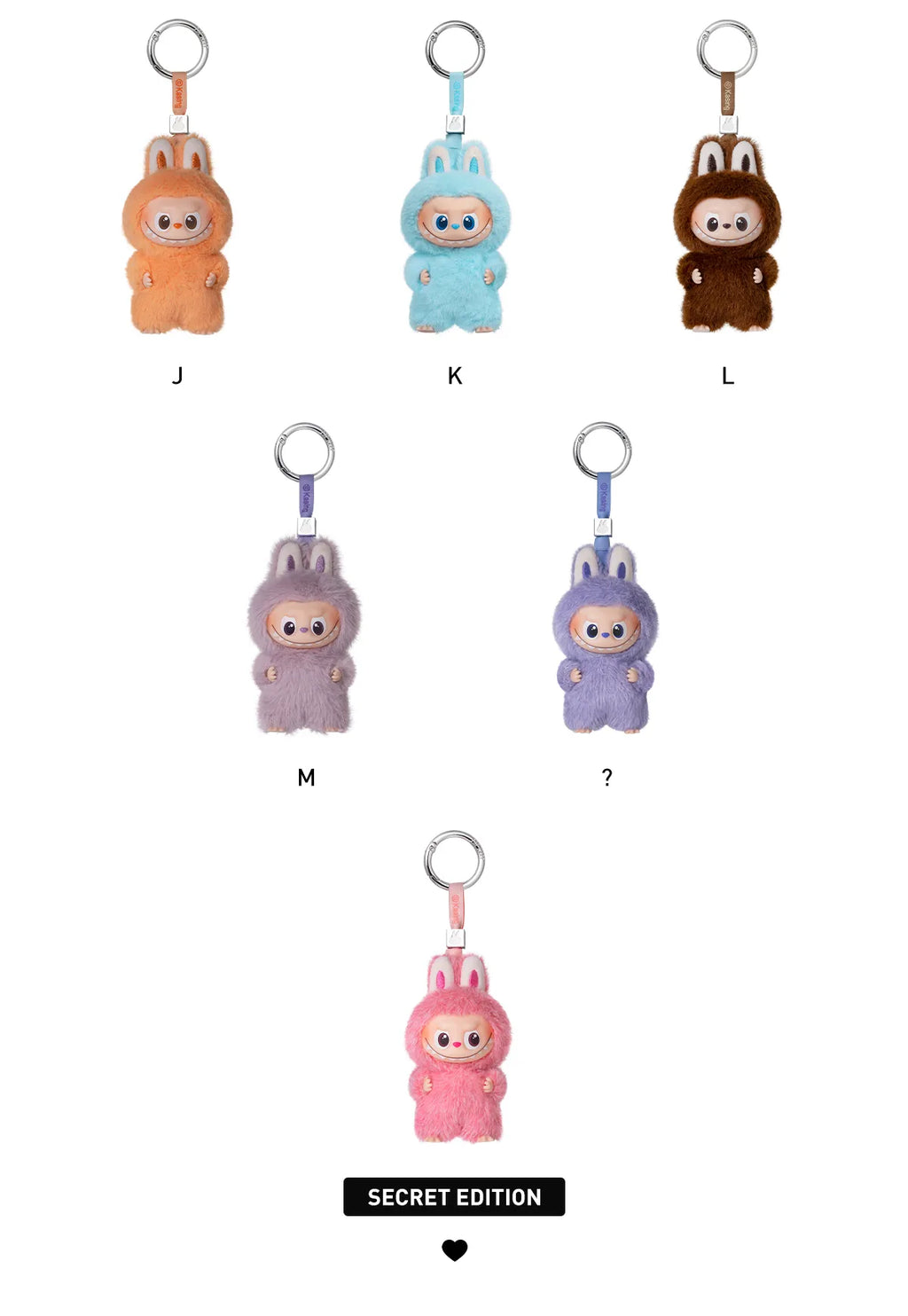 Labubu Pin For Love - side view