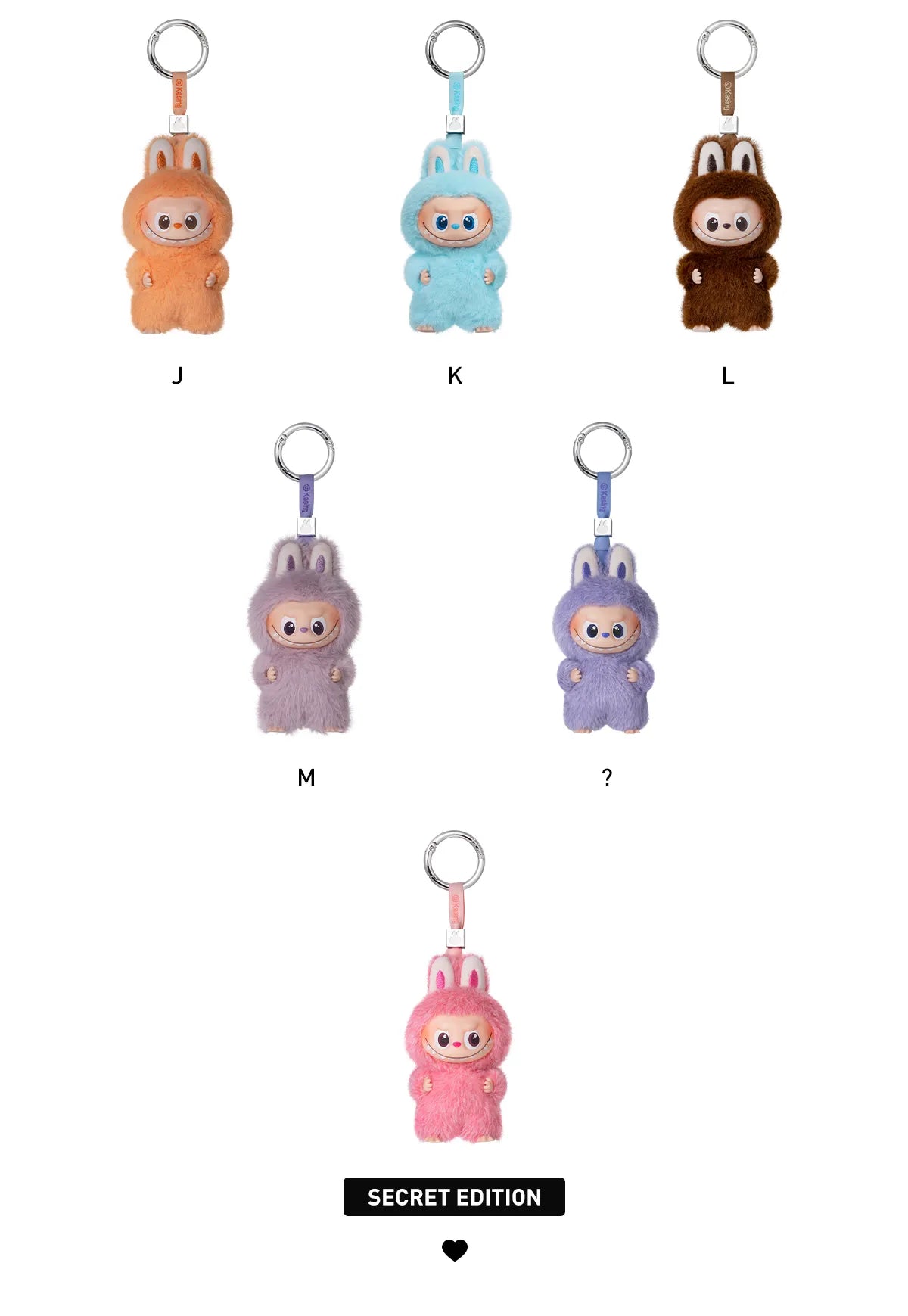 Labubu Pin For Love - side view