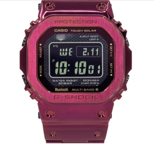 Casio Full Metal G-Shock Solar Watch GMW-B5000RD-4ER - product image