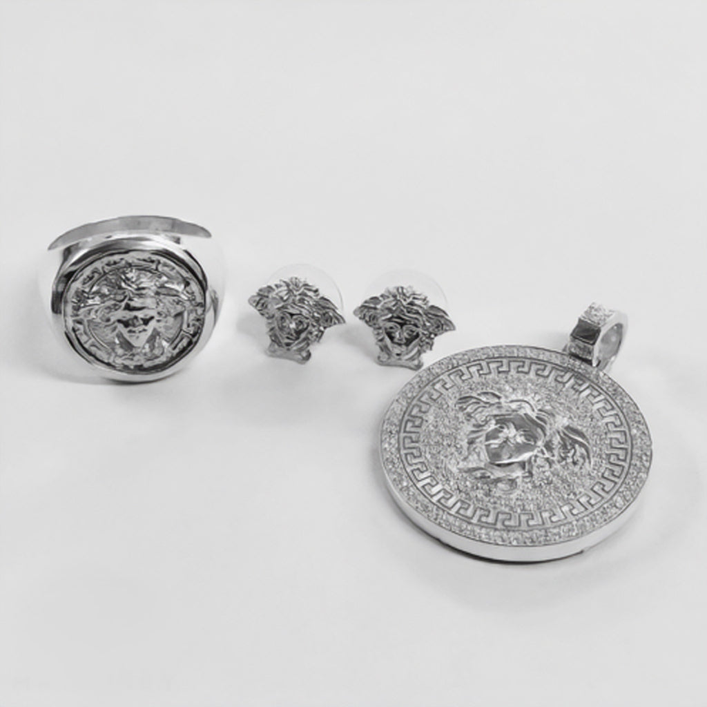 Sterling Silver Mythology Medusa Combo Deal - detail view