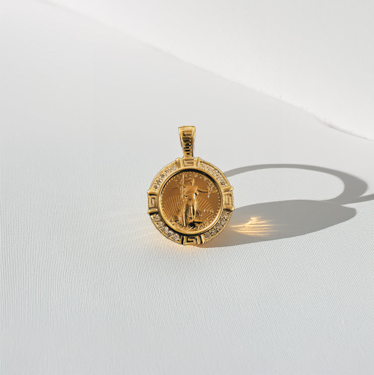 Liberty City 9ct Gold with diamond Pendant - product image