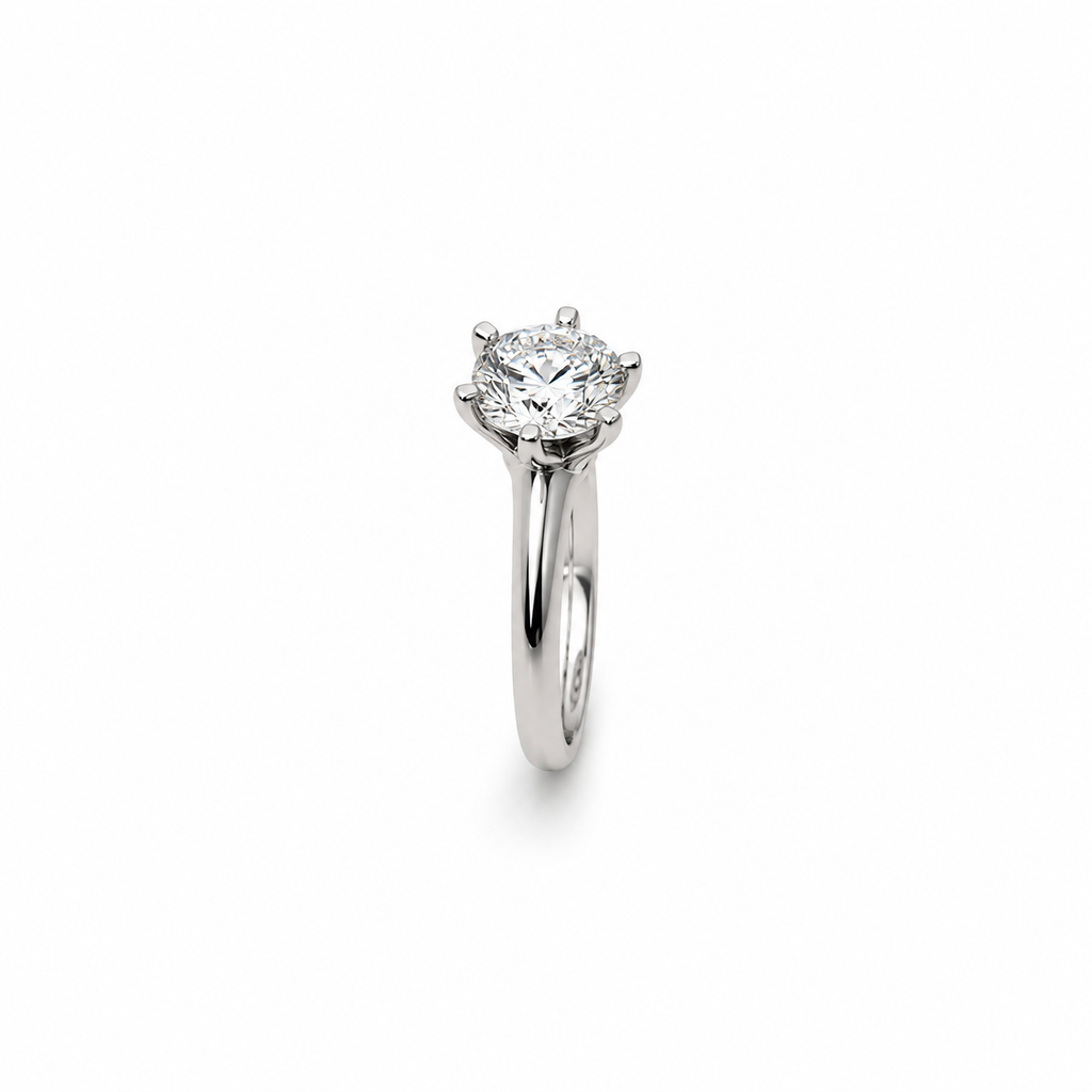 18ct White Gold Ring 1.00 carat - detail view