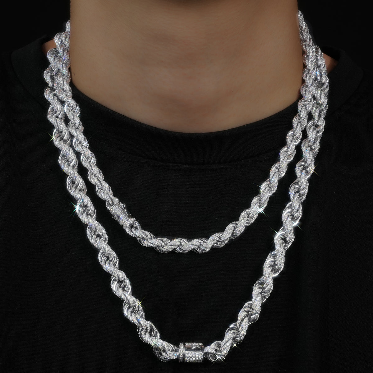 Fully Iced Out Rope Chain - product image