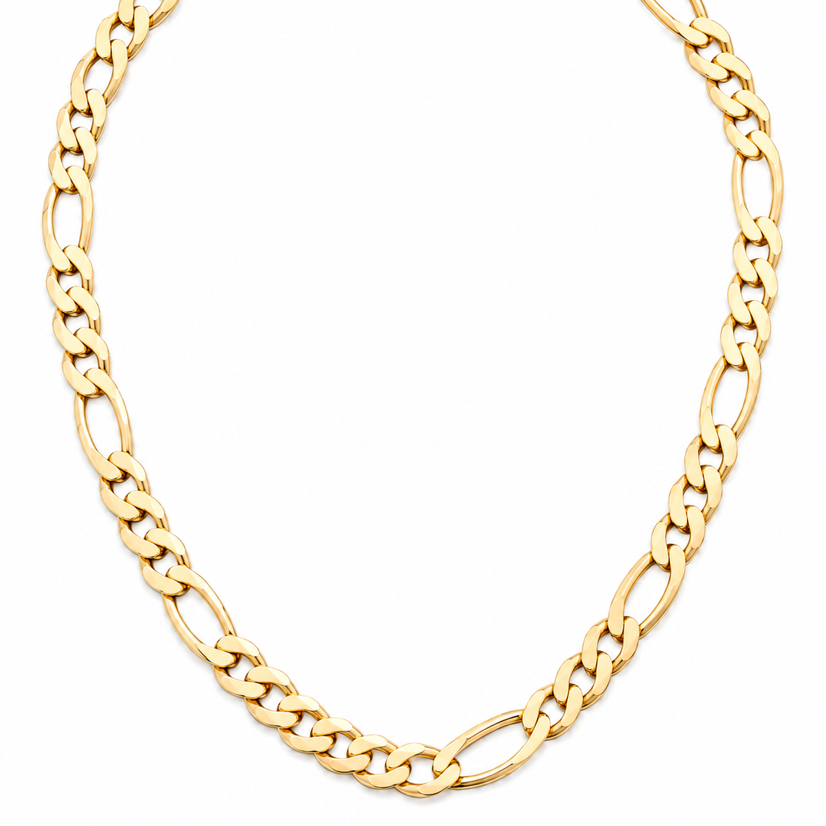 10ct Yellow Gold Heavy Figaro Chain - product image