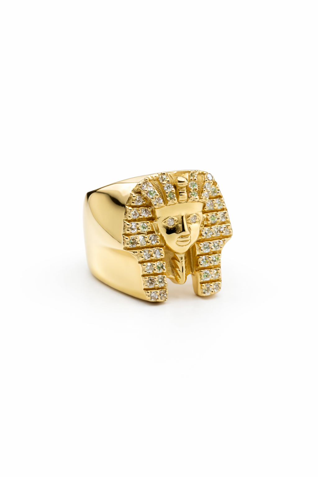 9ct Pharaoh Ring With Diamonds - product image