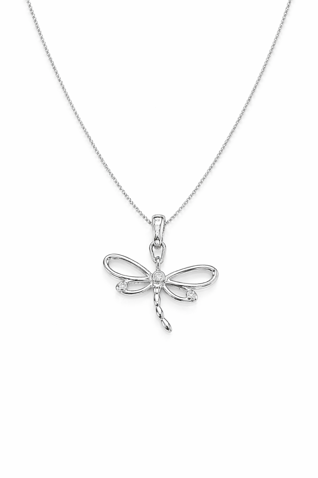Sterling Silver Dragonfly Necklace - product image