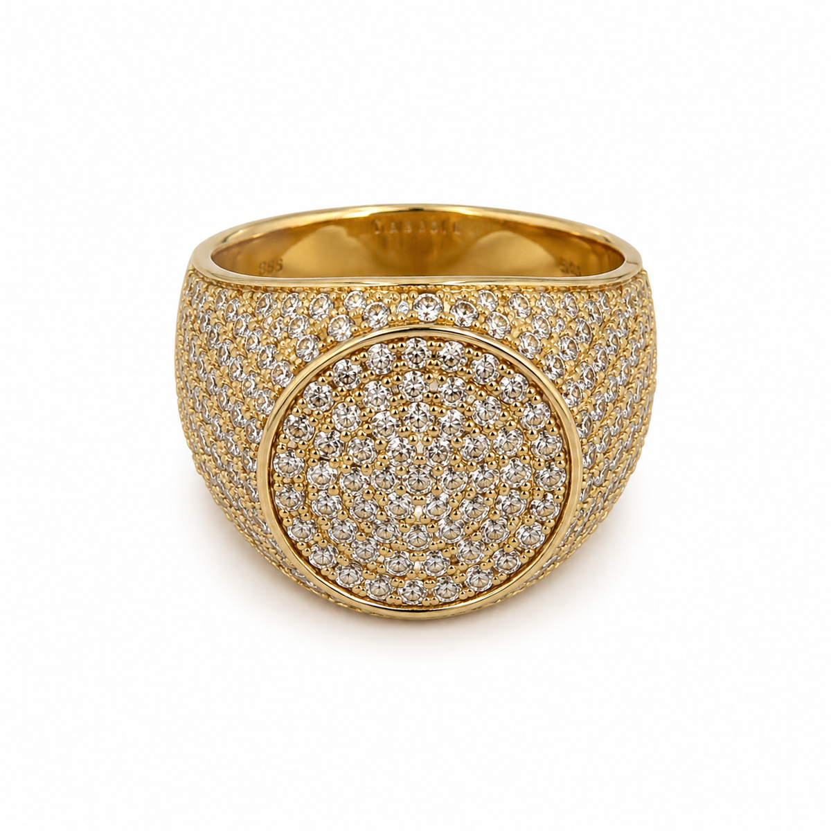 Mr Money 9ct Gold Iced Out Circle - product image