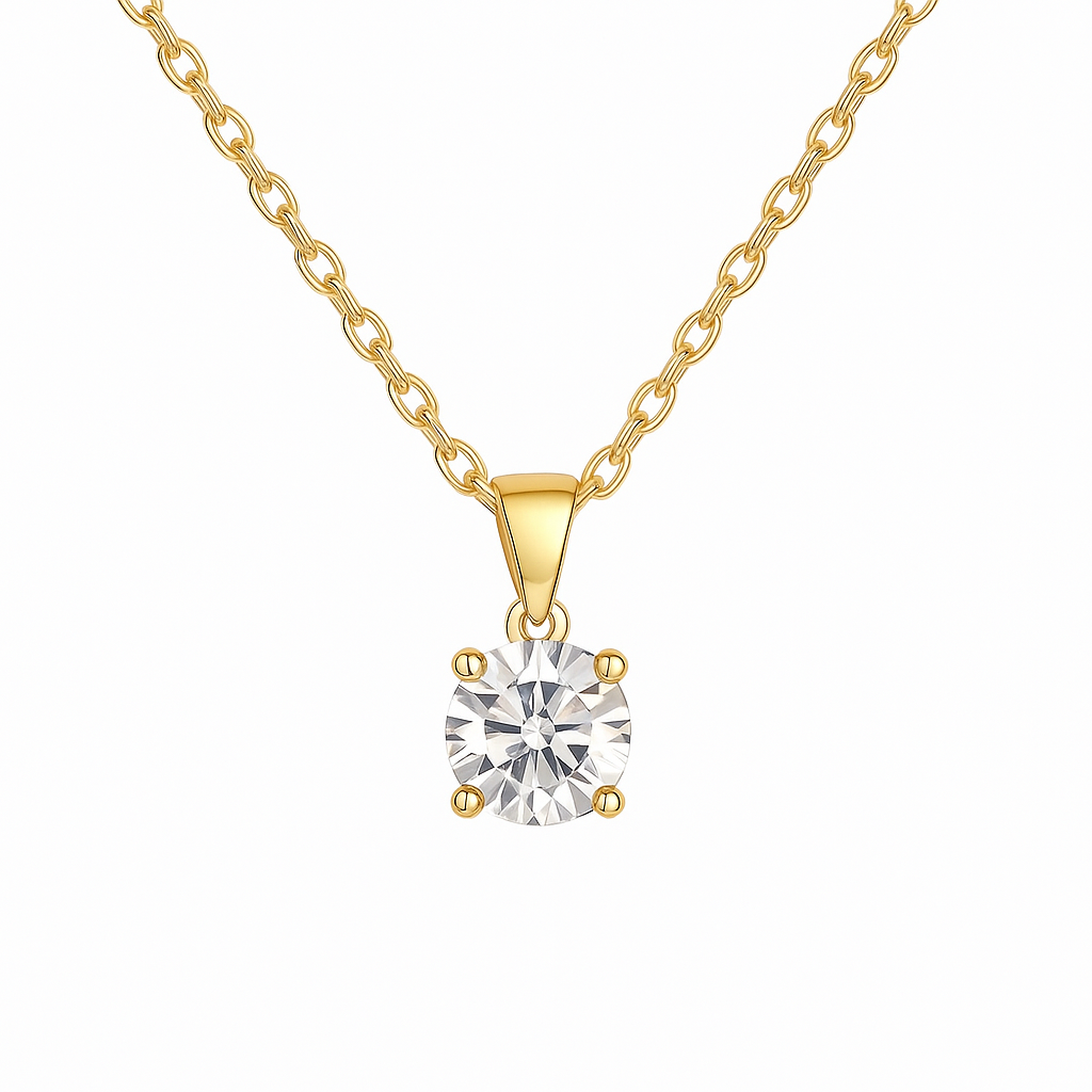 1ct Solitaire Pendant