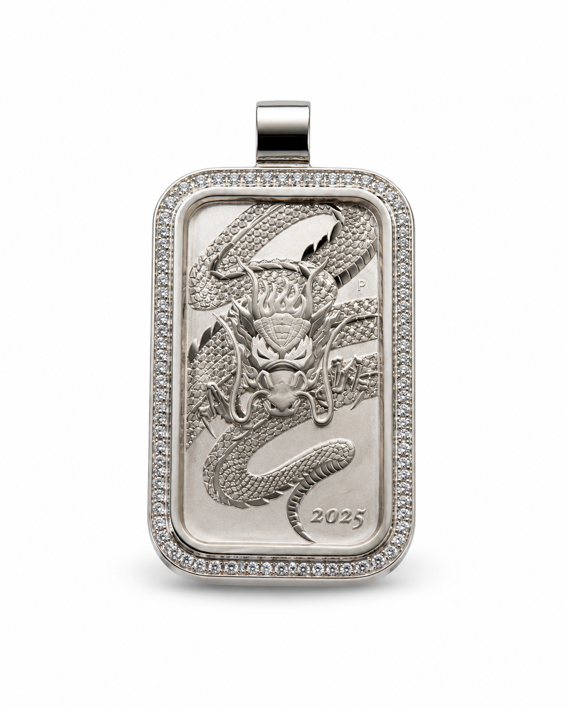 Year Of The Dragon Silver Pendant 2025