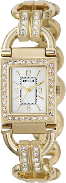Fossil Ladies Gold Crystal Watch - ES2506 - detail view