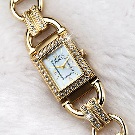 Fossil Ladies Gold Crystal Watch - ES2506 - product image