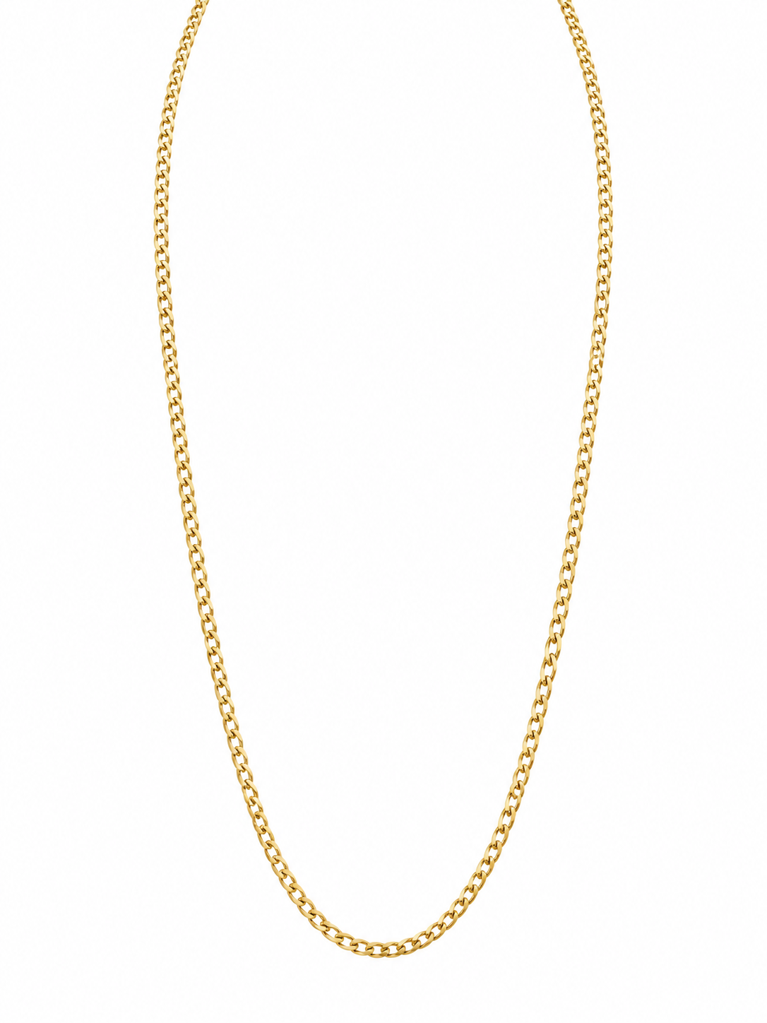 9ct Curb Link Chain 50cm 3mm