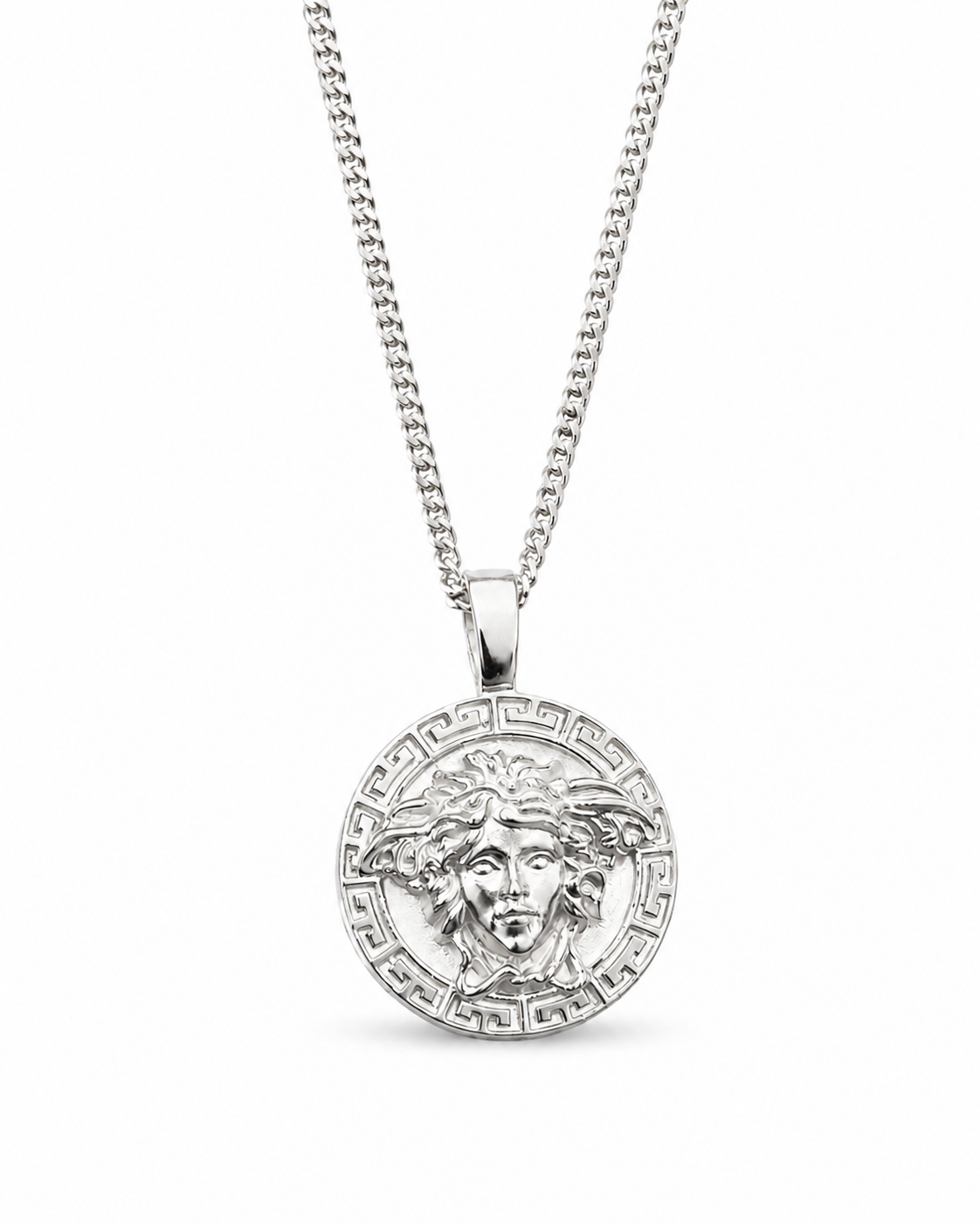 Mythology Medusa Small Combo Silver Chain - detail view