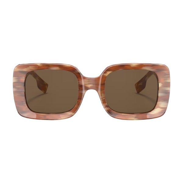 Burberry Delilah BE4327 Brown Tortoise Sunglasses - side angle