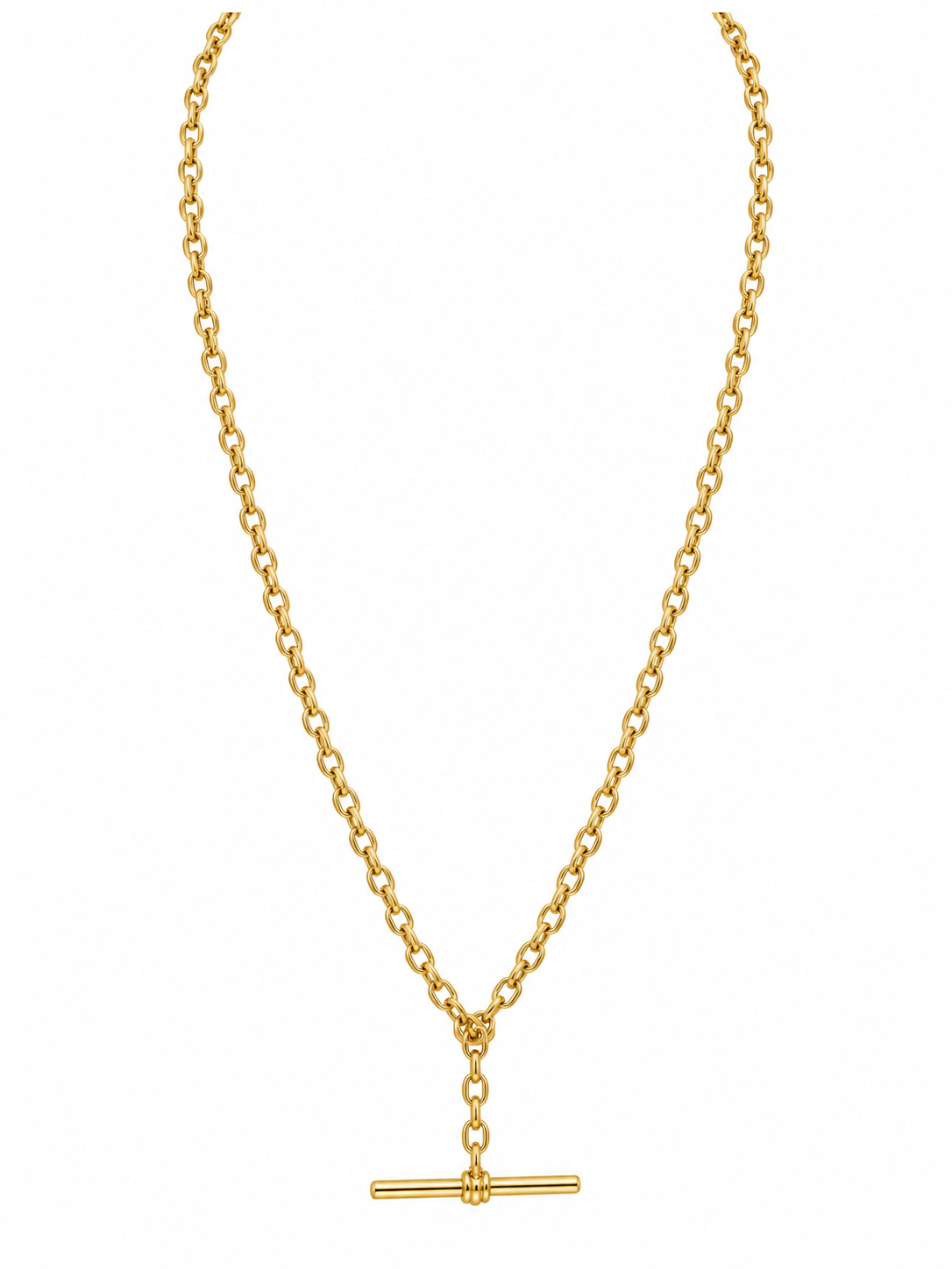 9ct Belcher Chain With T Bar