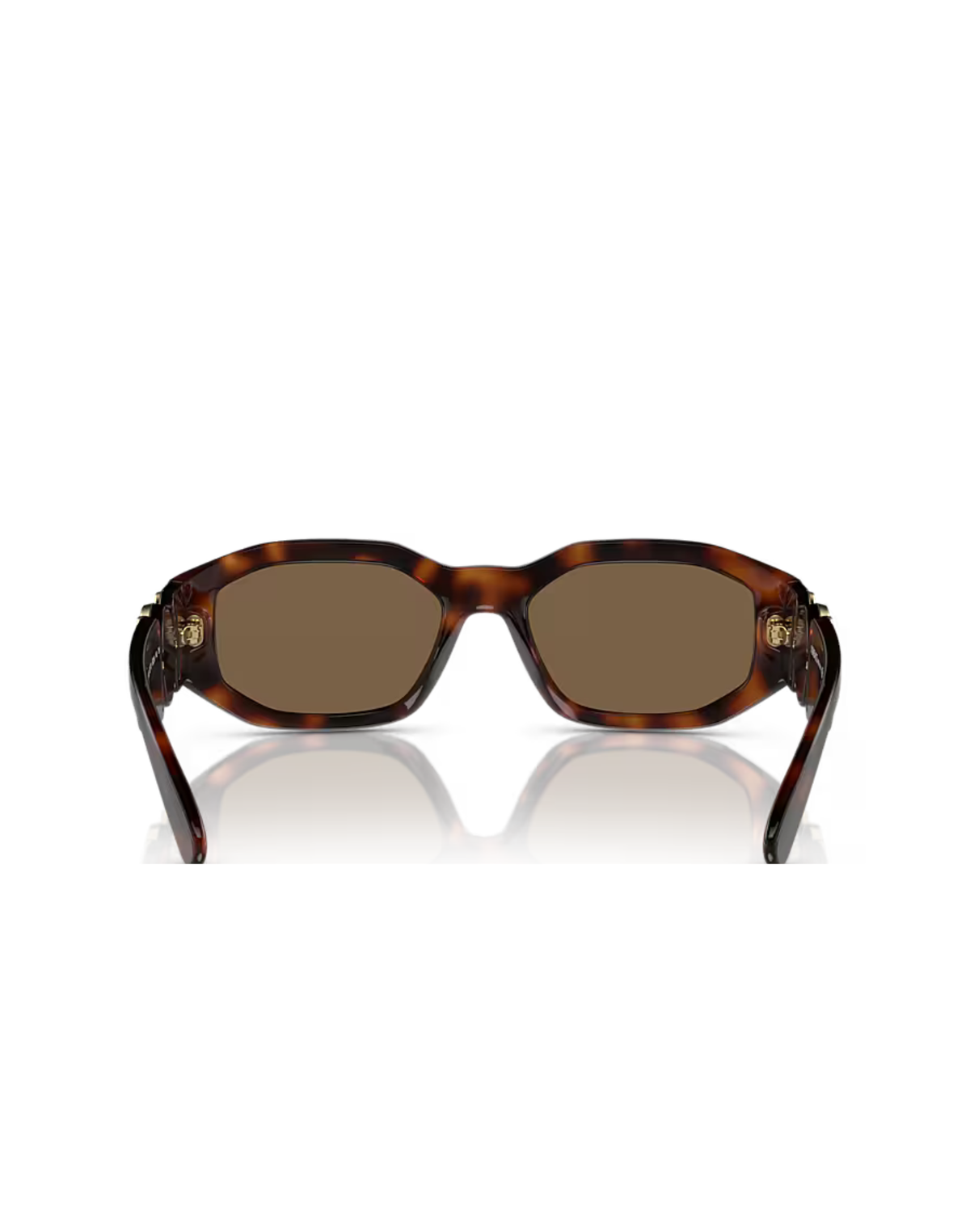 Versace Havana Medusa Sunglasses - side angle