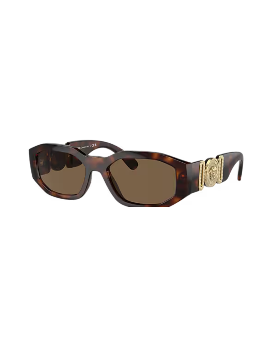 Versace Havana Medusa Sunglasses - front view