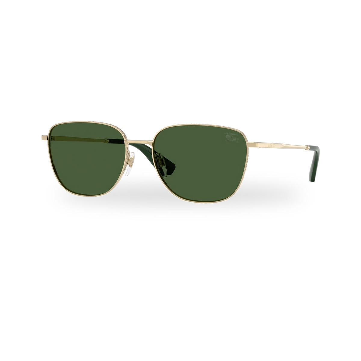 Burberry BE3171 Sunglasses in Light Gold with Dark Green lenses - transparent supplier photo with soft shadow