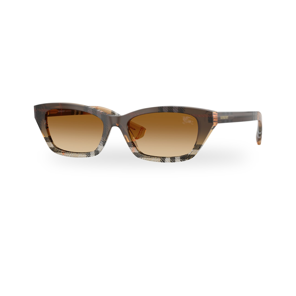 Burberry BE4488 Sunglasses in Check Gradient Sand with Brown Gradient lenses - transparent supplier photo with soft shadow