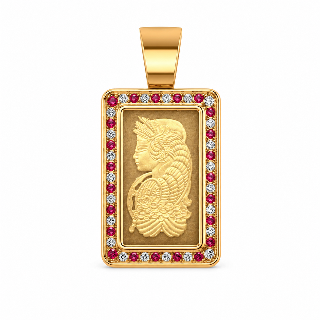 5g Pamp Swiss Lady Fortuna Ruby - detail view