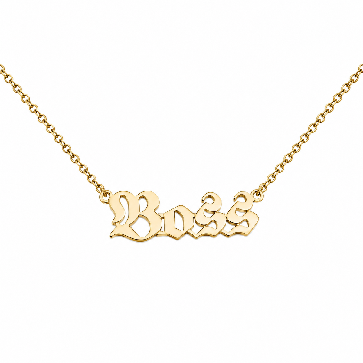 9ct Gold Boss Necklace - product image