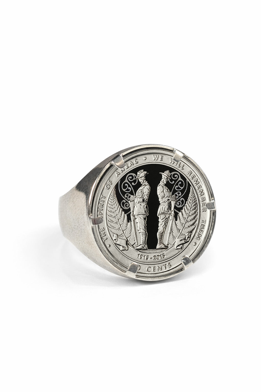 Sterling Silver Anzac Claw Setting Ring - product image