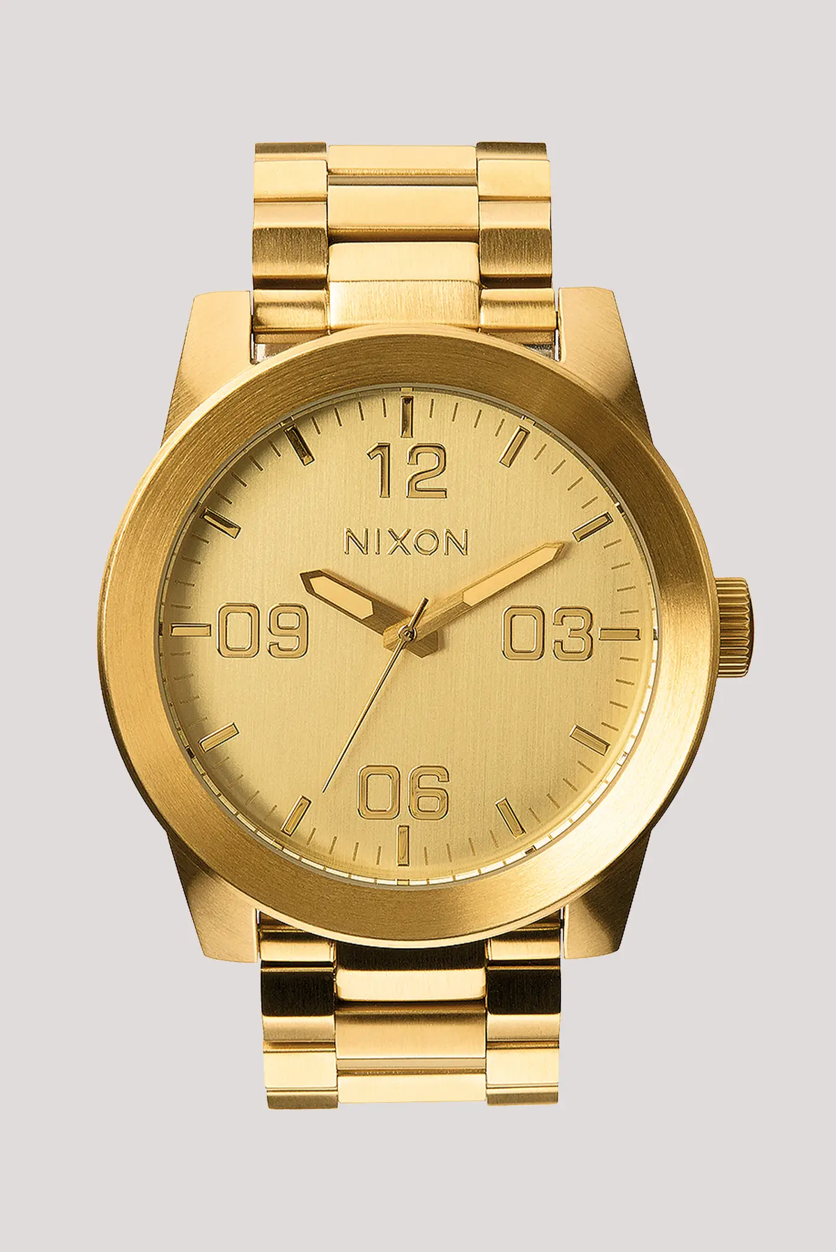 Nixon Corporal stainless steel watch all gold