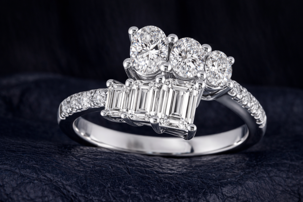 Diamond Trilogy Ring 3cts - product image