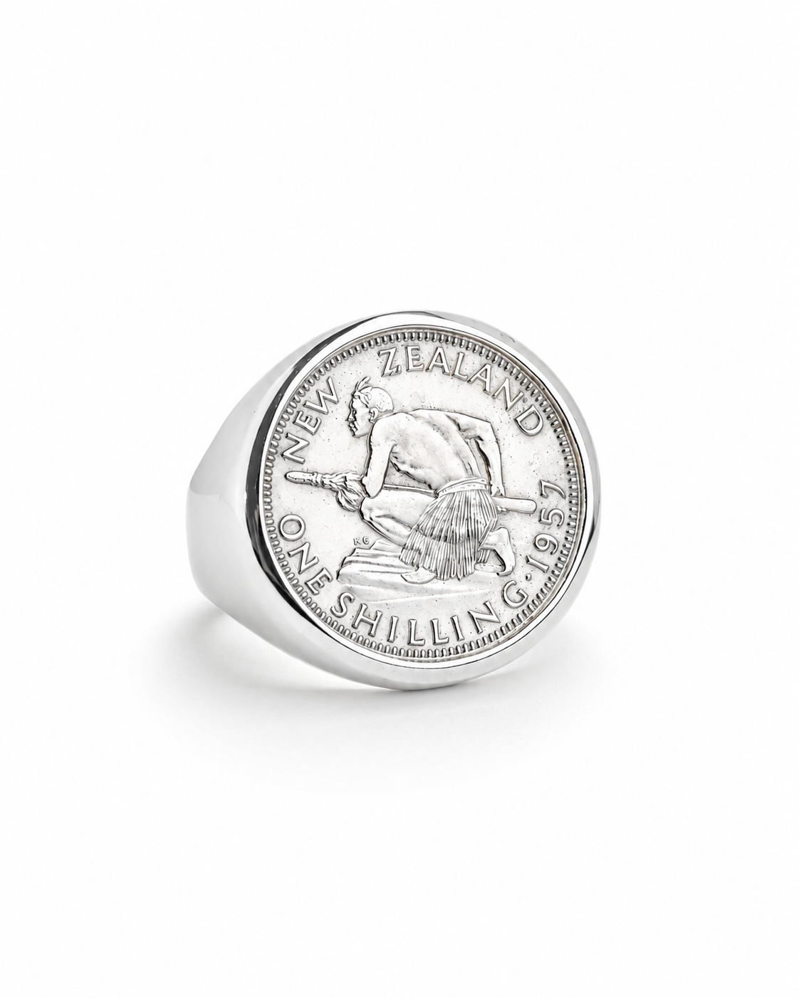 Sterling Silver Shilling Coin Ring - product image