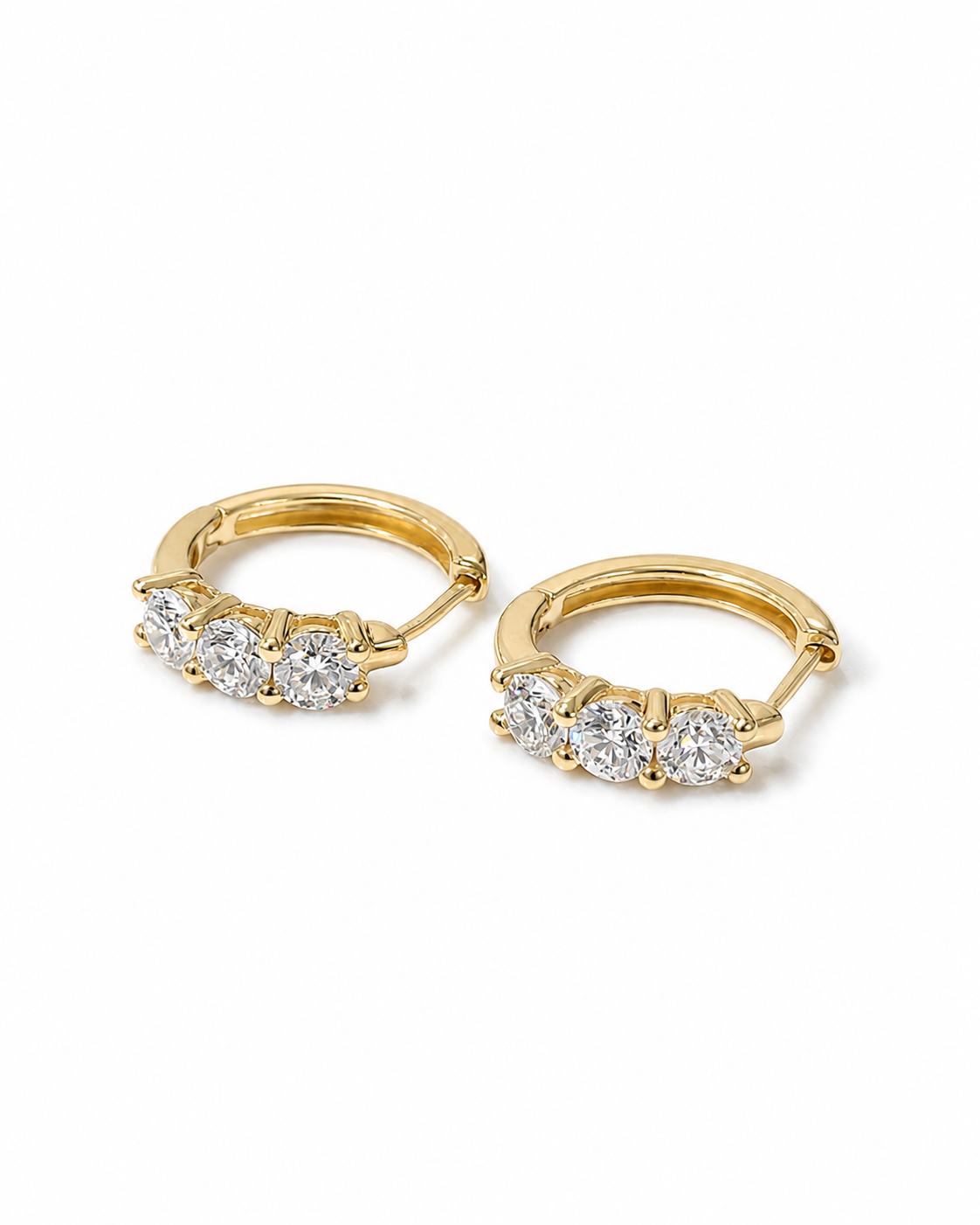 9ct Earrings 3cts Diamonds - product image