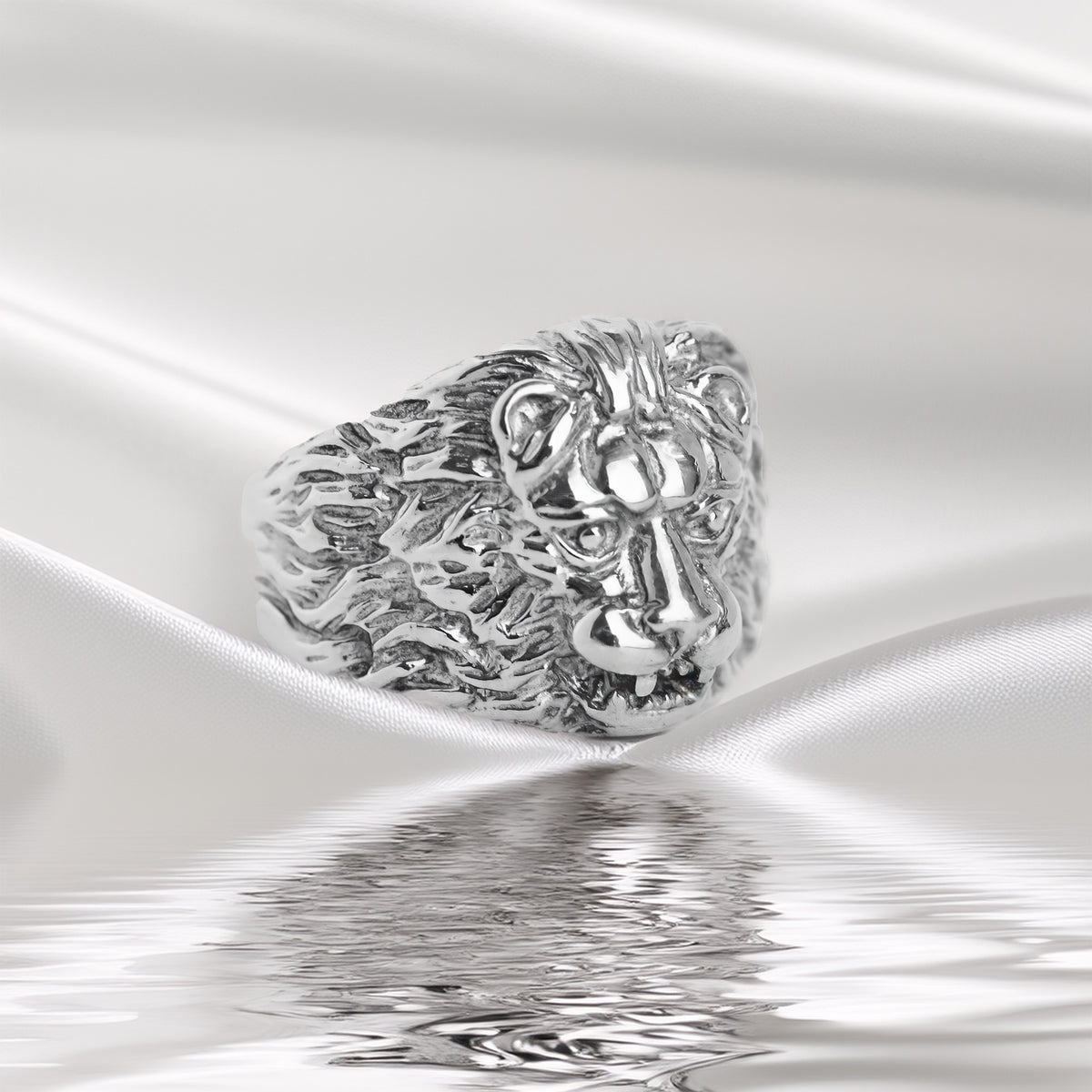 Sterling Silver Lion Mane Ring - product image
