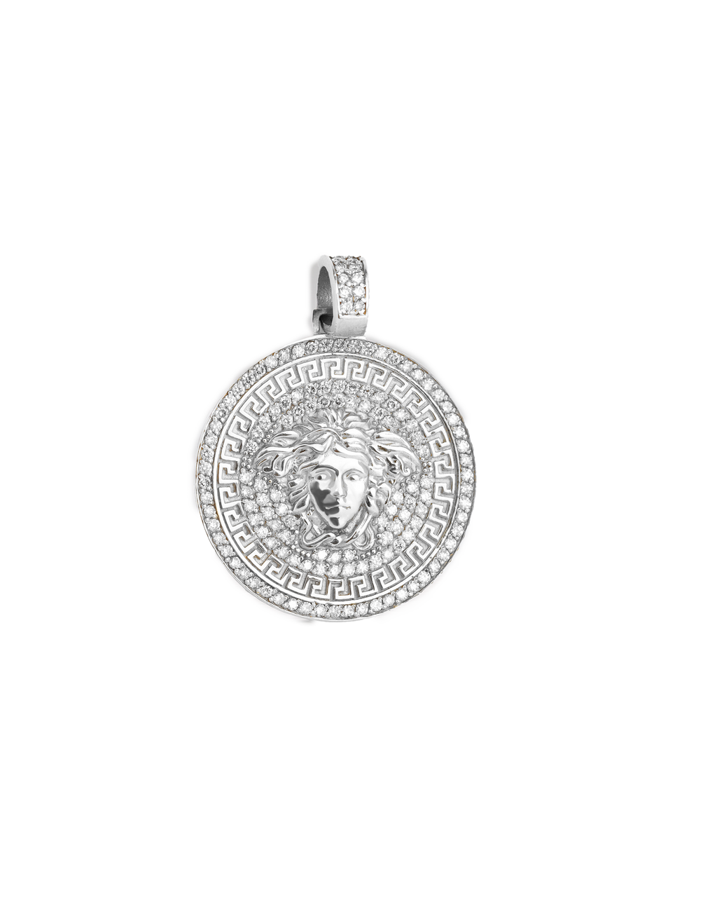 CZ Mythology Medusa (large) Pendant & Chain - product image