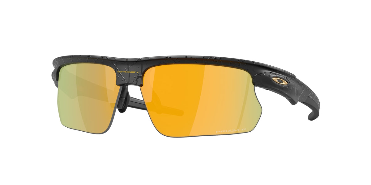 Oakley 0OO9400 Bisphaera Sunglasses in Matte black splatter with Prizm 24k polarized lenses