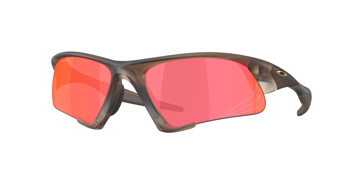 Oakley 0OO9532 Suture Jacket Sunglasses in Matte brown smoke with Prizm trail torch lenses