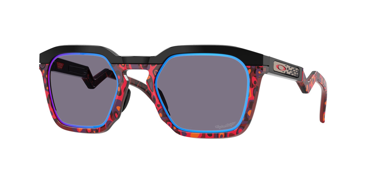 Oakley 0OO9533 HSTN SQ Sunglasses in Polished black with Prizm grey lenses