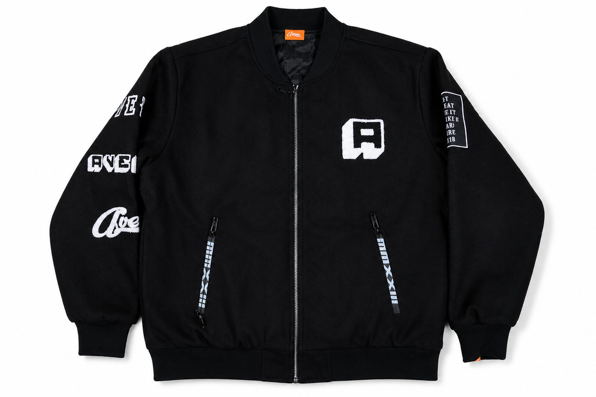 Avenue Varsity Black Jacket - product image