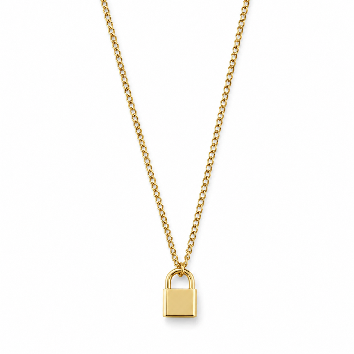 9ct Gold MR MONEY Pad Lock - detail view