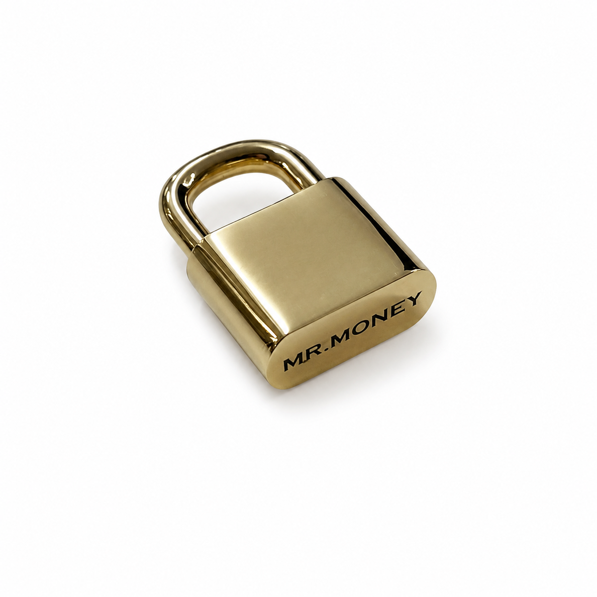 9ct Gold MR MONEY Pad Lock - product image