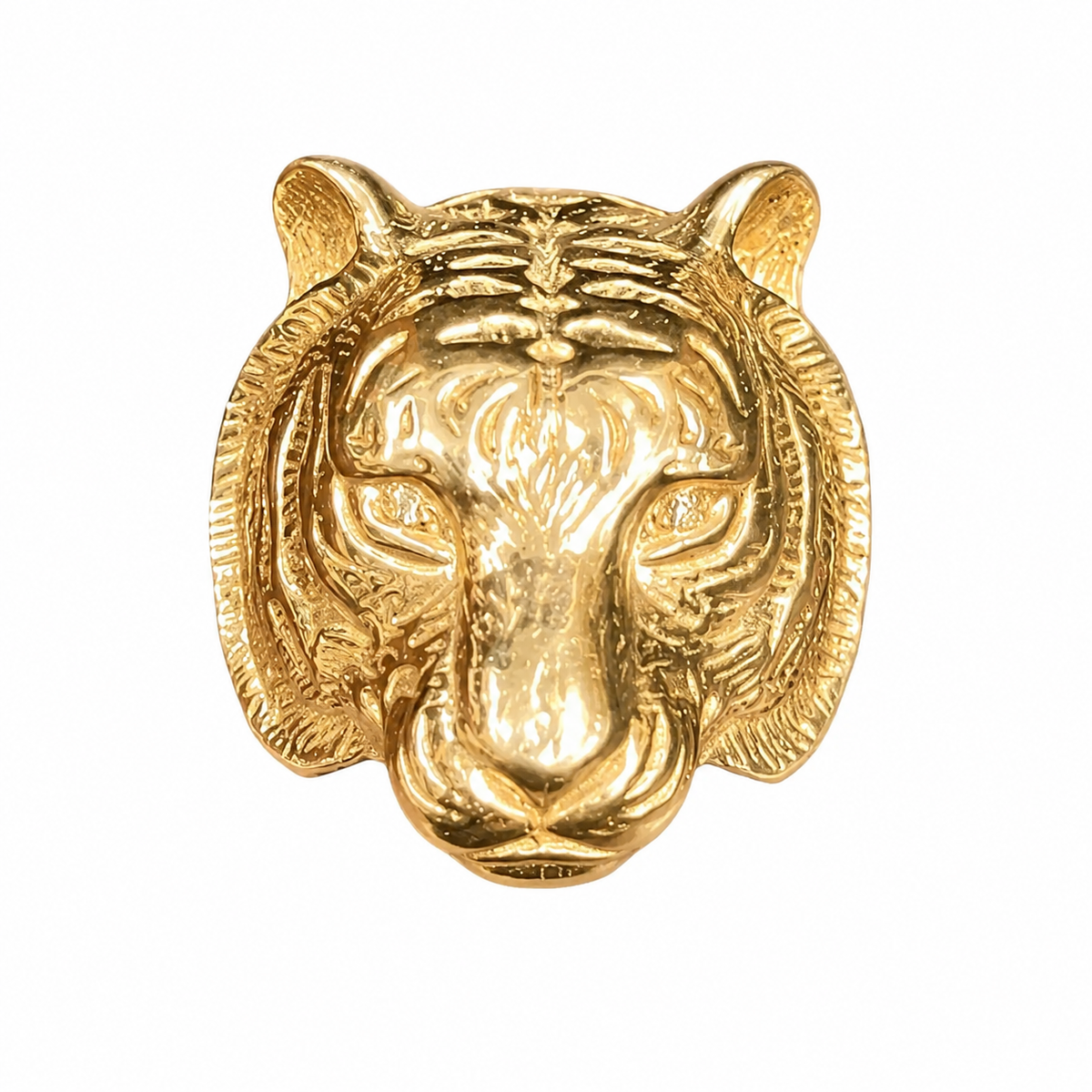 9ct Gold Tiger Diamond Eyes Ring - product image