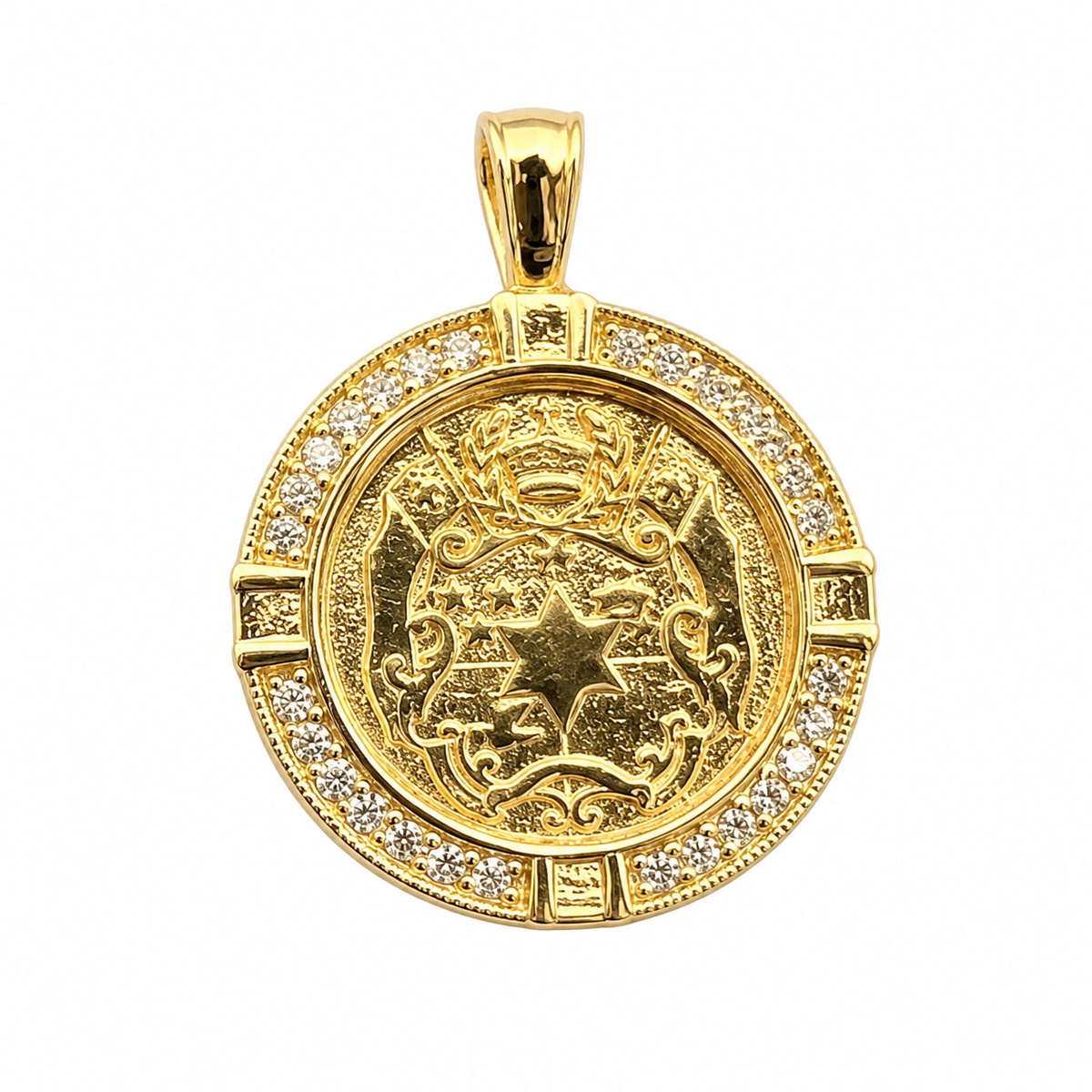9ct Gold Tongan Diamond Pendant - product image