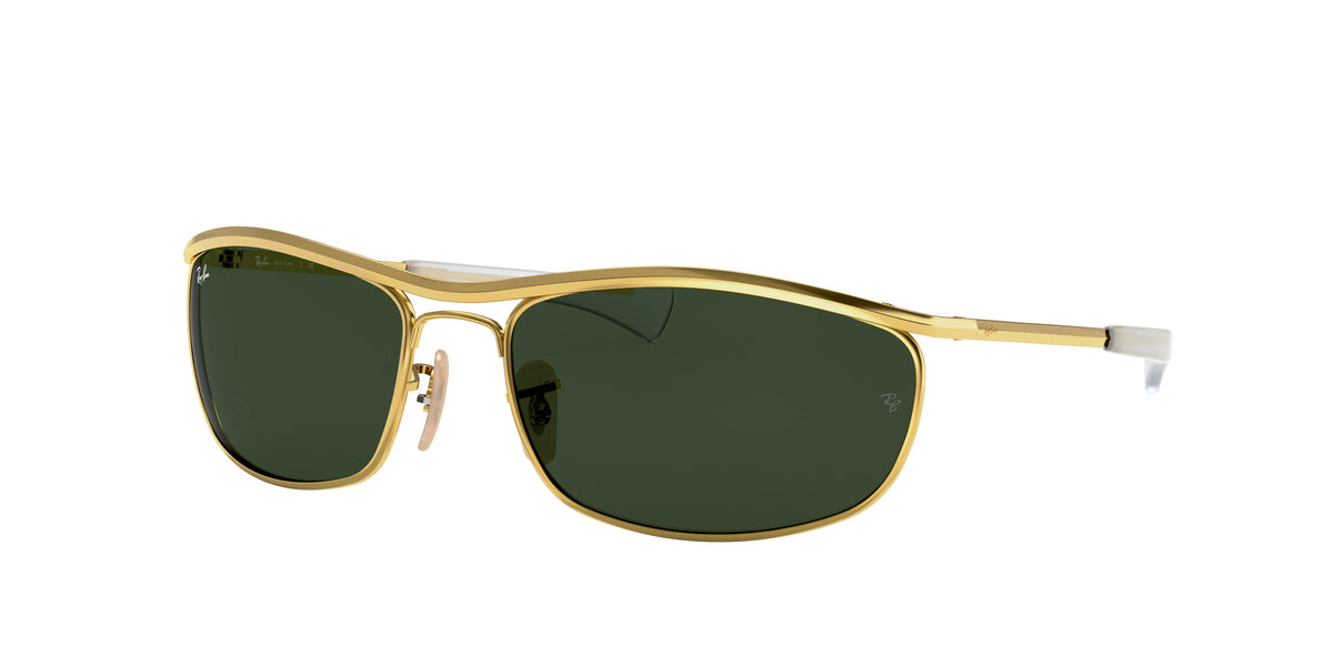 Ray-Ban RB3119M Olympian I Deluxe Sunglasses - Arista Gold / G-15 Green - original supplier photo