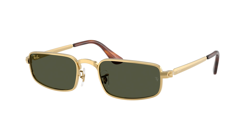 Ray-Ban RB3927 BY A$AP Rocky Sunglasses in Arista gold with Green lenses - original supplier photo