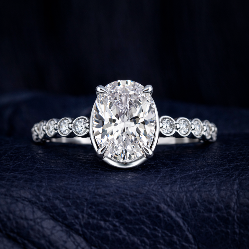Oval Diamond Eternity Ring 2.90cts - product image