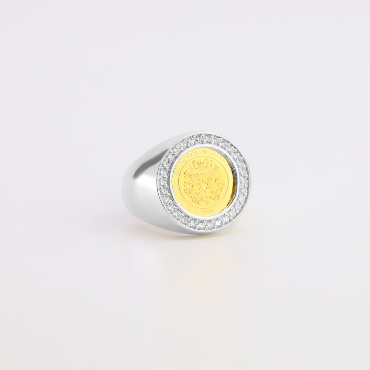 Kingdom of Tonga Ring 22k Coin - product image