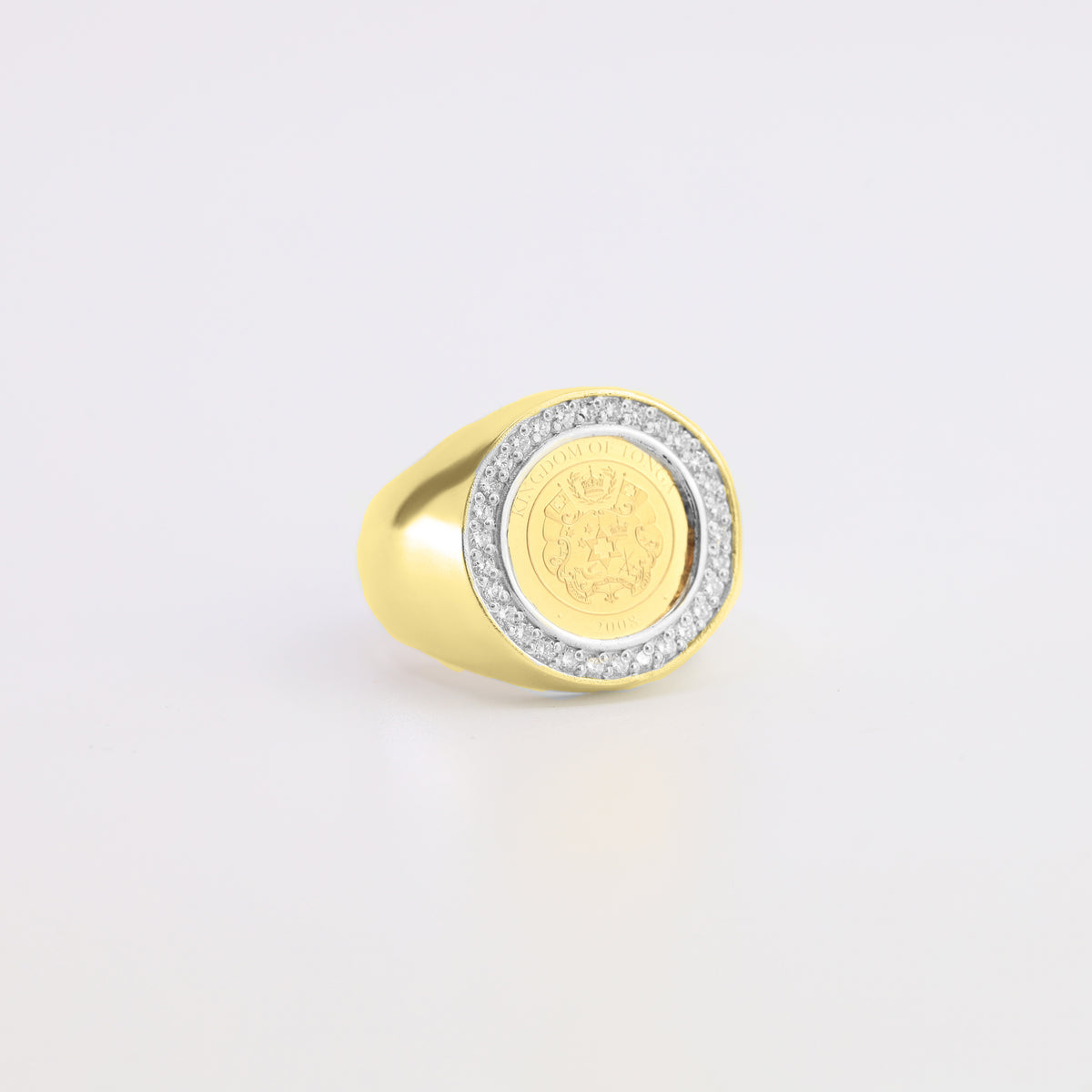 9ct Kingdom of Tonga Ring 22k Coin - product image