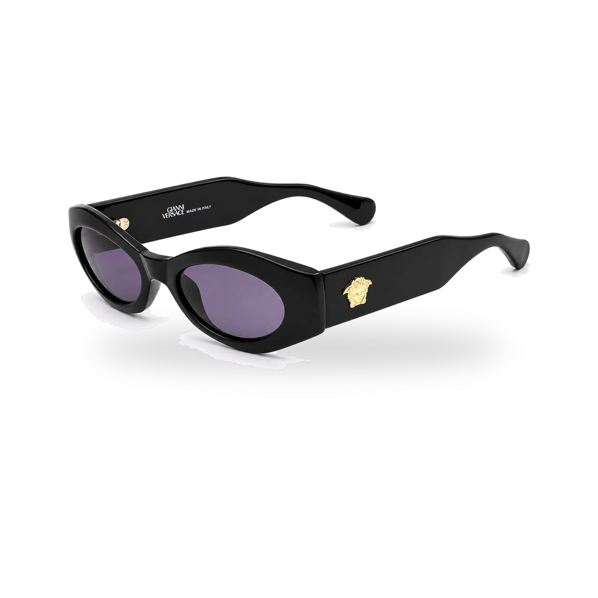 Versace MOD414 COL852 Vintage Sunglasses - transparent product photo with soft shadow