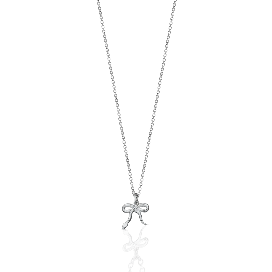 Meadowlark Serpent Charm Necklace - Sterling Silver - product image