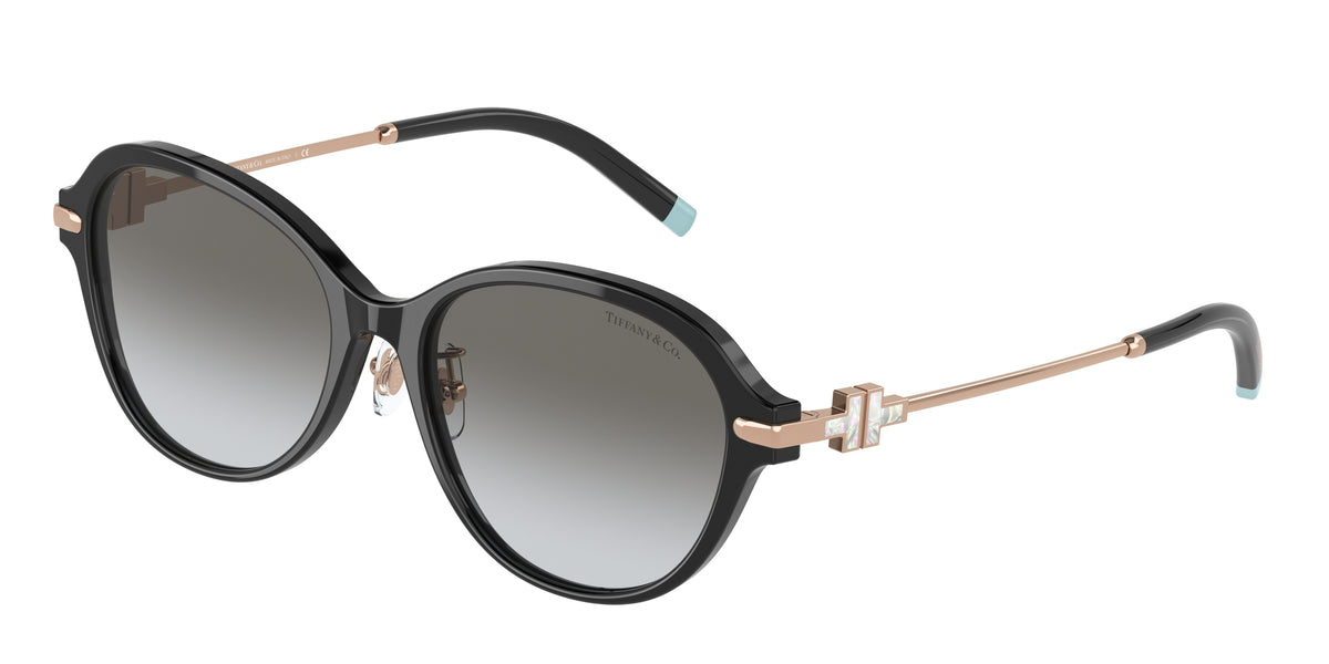Tiffany & Co. TF4188D sunglasses, Black frame and Grey gradient lenses