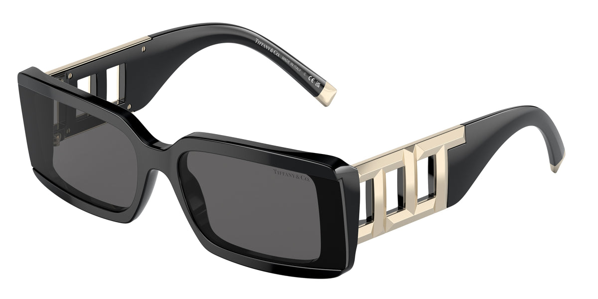 Tiffany & Co. TF4197 sunglasses, Black frame and Dark grey lenses