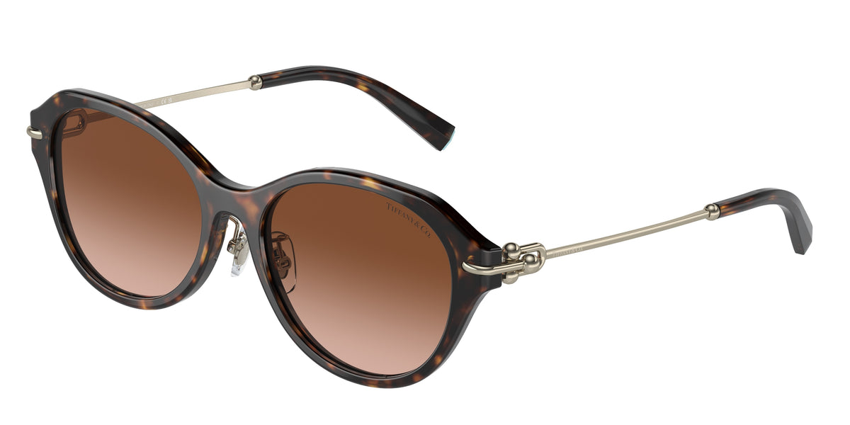 Tiffany & Co. TF4210D sunglasses, Havana frame and Brown gradient lenses